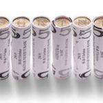 2021. évi 75 éves a forint 6 x 5 forint rolni szett - 300 db érme fotó