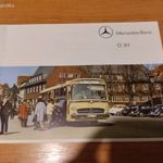régi retró 1965-ös mercedes O317 autóbusz prospektus, hibátlan. fotó