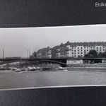 Régi fotó Budapest a Margit híd csuklós buszokkal - 1964 fotó