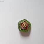 ÖNKÉNTES HATÁRŐR JELVÉNY - TÉVES FESTÉS - "OLASZ" ZÁSZLÓ! - ÍGY RITKA! fotó