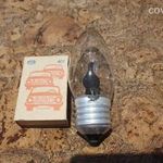 4 féle lángefekes glimm izzó villanykörte hangulat világítás 3 watt gyertyaláng parázs égő tungsram fotó