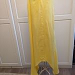 Női free size M-es 38-40-42-es citromsárga indiai pamut nyári ruha, aszimmetrikus aljú , új, cimkés! fotó