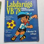 Labdarugó VB 78' képes sportmagazin fotó