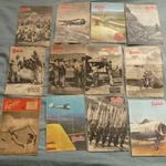 régi magyar repülős újság tétel 50 es évek Repülés újság 12 darab egyben 1949-1956 ig 1. fotó