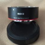 MEIKE mount adapter Canon EF- EOS R /EF objektíveket ezzel lehet felrakni RF bajonettes vázra fotó