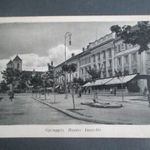 Gyöngyös, Hanisz Imre tér, üzletek, 1950 fotó