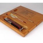 1E338 Coffret Sommelier készlet fa dobozában fotó