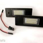 Komplett BMW 2 LED-es rendszámtábla világítás, fehér fényű, vízálló, az ár készletre vonatkozik. fotó