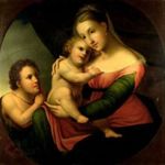 Raffaello után XIX. század : Madonna Della Sedia fotó