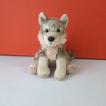 Eredeti Wild Republic FARKAS kölyök plüss kabala figura ! ÉLETHŰ !! EXTRA !!! fotó