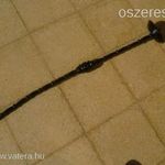 ANTIK BIEDER HOSSZÚ FA FEKETE CSILLÁR FELÚJÍTVA fotó