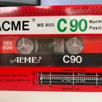 ACME MS 800 C 90 1995 bontatlan, új magnókazetta, audio kazetta fotó