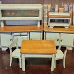 KONYHA BABABÚTOR SZETT, 6 RÉSZES - RETRO GYEREK JÁTÉK, HANDMADE !!! fotó