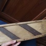Régi saláta - zöldség reszelő gyalu nagy méret 50 x 12 cm "Ideál" Szabadalom konyhai dekoráció fotó
