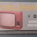Videoton TA-5302 Modul Star 24 televízió kezelési utasítás (1979) fotó