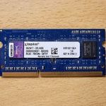 Kingston 4GB DDR3 1600MHz KVR16S11S8/4 PC3-12800 RAM modul laptophoz fotó