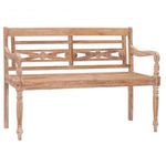 tömör antikolt fehér tíkfa Batavia pad 120 cm fotó