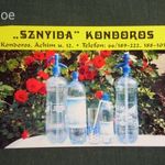 Kártyanaptár, Sznyida szikvíz szódás üzem, Kondoros , 2000 fotó