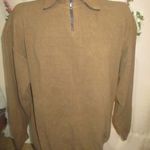 Minőségi XL-XXL-s elasztikus termó, keki színű felső, pulóver. fotó