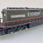 A89 H0 1: 87 Mehano 6 tengelyes amerikai dízelmozdony - A. SCHOLPP egyedi festéssel (DC) fotó