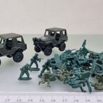 A62 2 db Maisto katonai Jeep + Roskopf RMM katona figurák - dioráma és terepasztal kiegészítők fotó