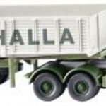 Wiking 0677 12 H0 Tehergépjármű modell MAN Hátsó billenős pótkocsi Pausbacke Walhalla Kalk fotó