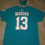 NFL Miami Dolphins Dan Marino Hall Of Fame póló XXL, Dan Marino baseball sapka Drew Pearson 3D fotó