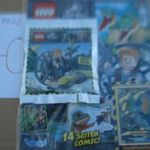 xx(LE40) ÚJ BONTATLAN LEGO JURASSIC WORLD , OWEN LÉGPÁRNÁS HAJÓVAL + ÚJSÁG+ LIMIT KÁRTYA fotó