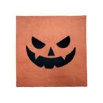Halloween tök mintás díszpárnahuzat - Sárga fotó