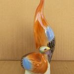 Hollóházi porcelán: Madarak. Hibátlan, kézzel festett. 15 cm. fotó