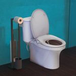 EISL WC-ülőke lágyan zárható fehér szórófejjel fotó