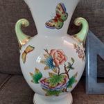 Viktória mintás váza, antik herendi porcelán fotó