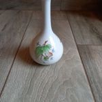 Szép régi hecsedli mintás Herendi porcelán váza (13, 5x7, 5 cm) fotó