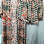 3XL-es, női strandruha szett, együttes, tunika, köpeny, + nadrág fotó
