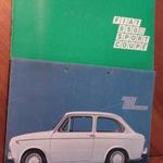 Fiat 850 és 850 sportcoupe 2 db prospektusa. Ötvenéves prospektus szett 556 fotó