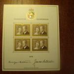 Liechtenstein használatlan** blokk 1974 kat.ár 70 euro /40 svájci franc névérték/ fotó