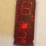 TIL306 - 7 szegmenses LED kijelző fotó
