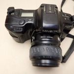 MINOLTA DYNAX SPXI RÉGI FÉNYKÉPEZŐGÉP RETRO AF POWER ZOOM 35-80 MM OBJEKTÍV fotó