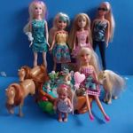 BARBIE TÍPUSÚ BABÁK / VTECH FORGÓ JÁTÉK/ LOVAK / FILLY PONY CSAPAT fotó