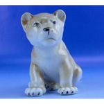0D835 Régi ROYAL DUX porcelán tigris fotó