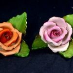 2 DB HERENDI PORCELÁN RÓZSA EGYBEN ! fotó