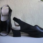 37-es valódi bőr női magassarkú kényelmi szandál sarokm: 4, 5cm belsőh: 23cm kisipari munka átvét: Zugló fotó