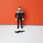 Eredeti Playmates 1996 Star Trek First Contact Commander William T. Riker akciófigura !! 15, 5cm fotó