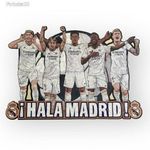 Hala Madrid A3 Fa puzzle fotó