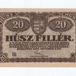 1920 20 fillér UNC fotó