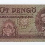 1939 5 pengő UNC fotó