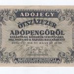 1946 500000 adópengő UNC fotó