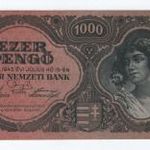 1945 1000 pengő UNC fotó