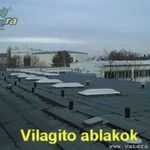 KUPOLÁS SPECIÁLIS HOSSZÚ VILÁGÍTÓ VAGY SZELLŐZŐ ABLAK 2 DB NÉMET ELADÓAK 260X95CM 2 fotó