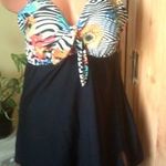 Bonprix újszerű moletti fürdőruha / tankini 46- os méret fotó